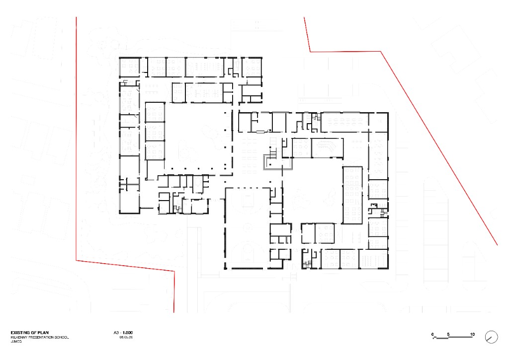 Kilkenny Presentation School — existing ground floor plan